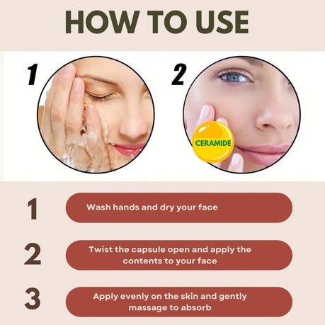 Ceramide Skin Barrier Repairing Facial Serum Capsules