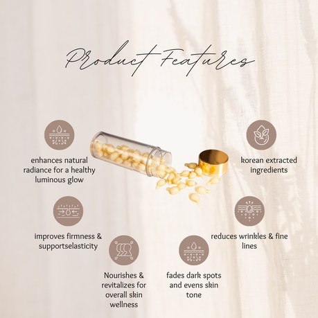 Vitamin C Glow Facial Serum Capsules