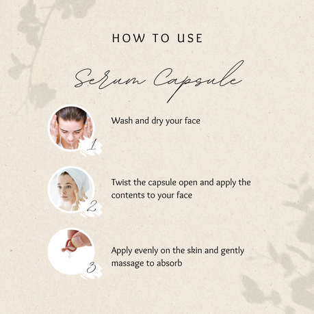 Vitamin C Glow Facial Serum Capsules