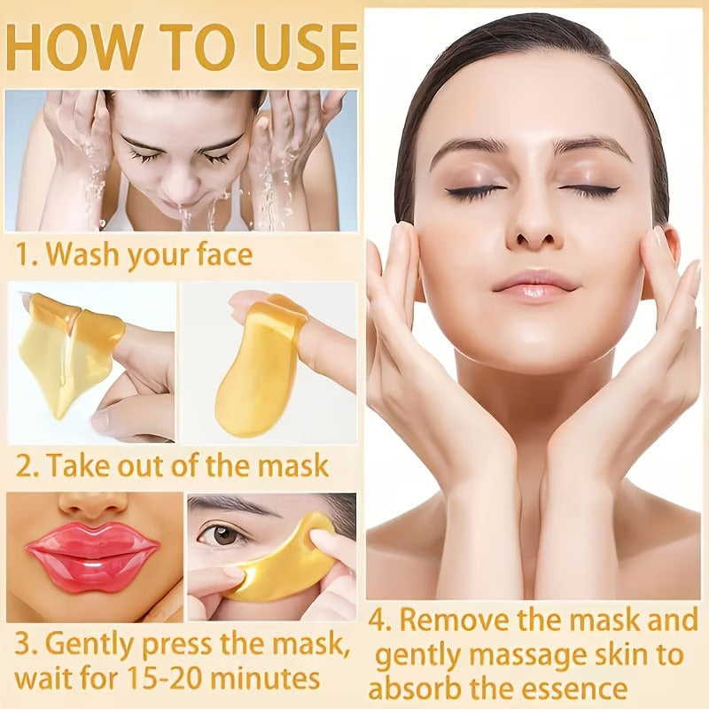 5 Pieces Collagen & Honey Eye Mask Set