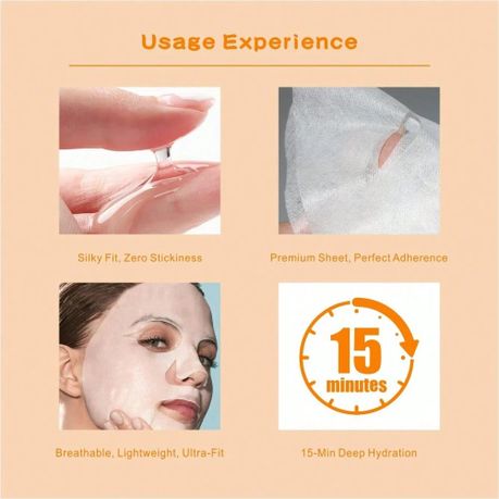 Botanical Essence Sheet Mask Set - 6 Hydrating & Nourishing Masks