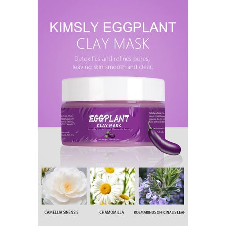 Eggplant Clay Mask - Pore Cleansing & Oil Control Face Mask (100g)