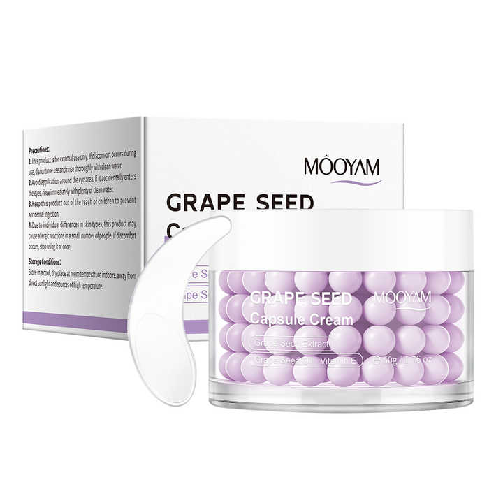 Mooyam Grape Seed Capsule Cream - Antioxidant Hydrating Moisturiser 50g