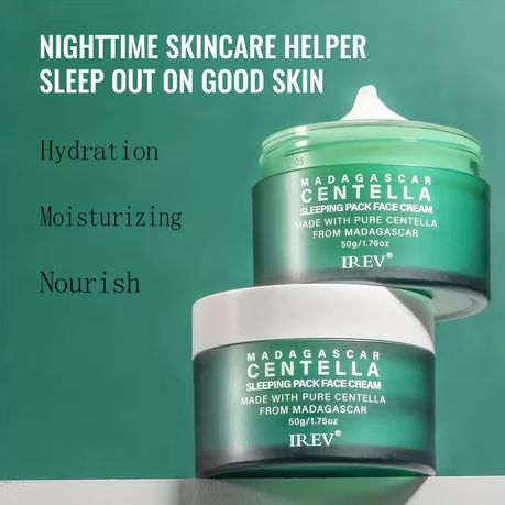 IREV Madagascar Centella Sleeping Pack Face Cream - Overnight Moisture Care
