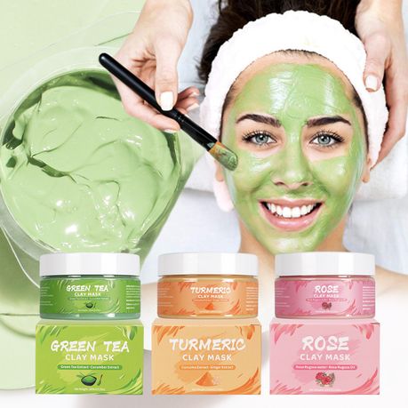 Kimsly Green Tea Clay Mask - Deep Cleansing & Oil Control Face Mask (100g)