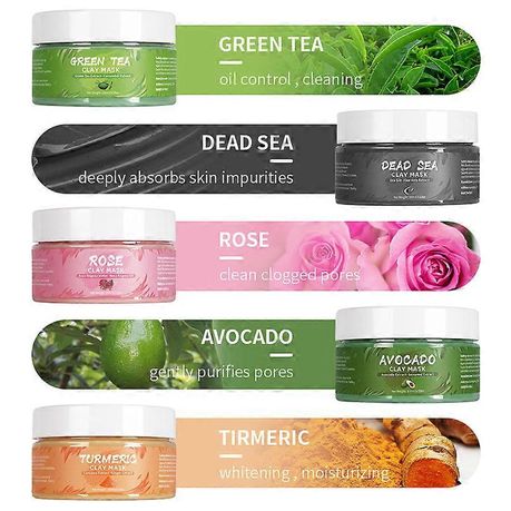 Kimsly Green Tea Clay Mask - Deep Cleansing & Oil Control Face Mask (100g)