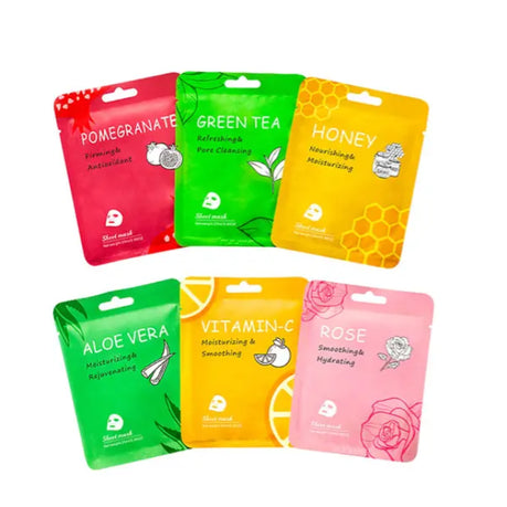 Kimsly Korean Facial Mask Sheets (6 Pack)