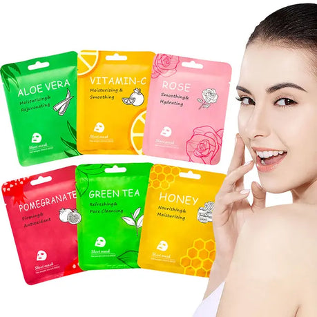 Kimsly Korean Facial Mask Sheets (6 Pack)
