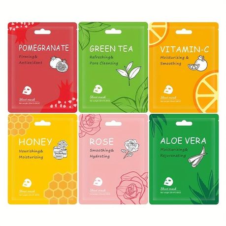 Kimsly Korean Facial Mask Sheets (6 Pack)