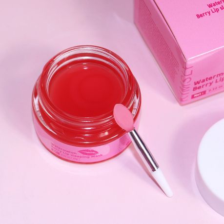 Kimsly Watermelon Lip Care Kit - Sleeping Mask, Scrub & 2 Lip Mask Sheets