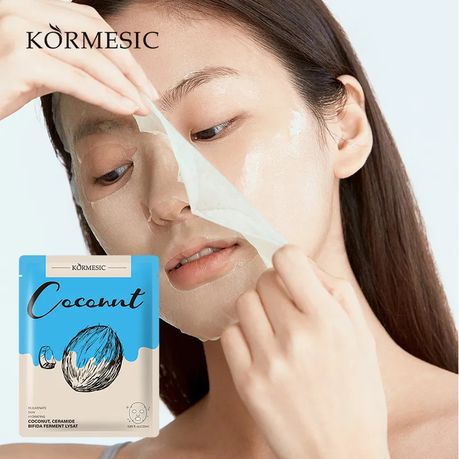 Kormesic Hydrating Centella Vitamin C Facial Mask Sheets (6 pack)