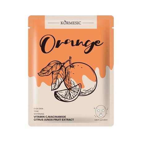 Kormesic Hydrating Centella Vitamin C Facial Mask Sheets (6 pack)