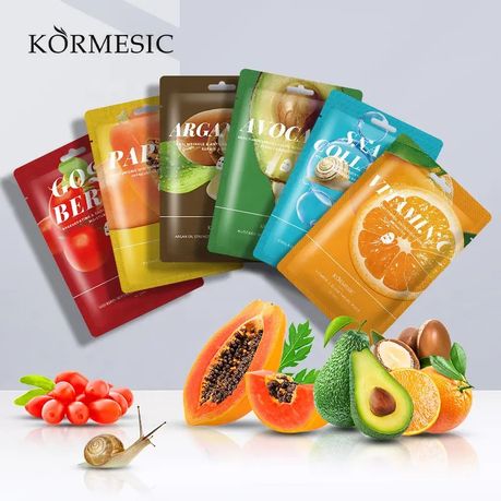 Kormesic Multifunctional Collagen Vitamin C Face Mask Sheets - 6 Pack