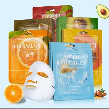 Kormesic Multifunctional Collagen Vitamin C Face Mask Sheets - 6 Pack