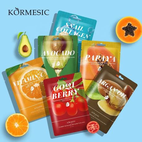 Kormesic Multifunctional Collagen Vitamin C Face Mask Sheets - 6 Pack