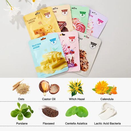 Kormesic Sweet Mix Facial Mask Sheets - (7 pack)