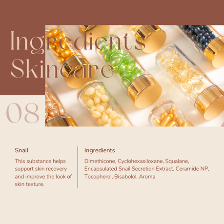 Snail Repair Serum Capsules - Skin Recovery Care