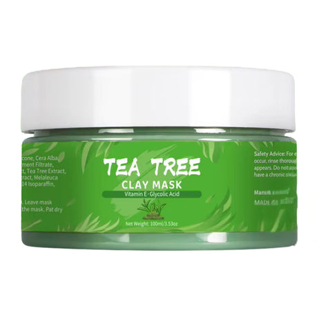 Tea Tree Clay Mask - Deep Cleansing & Oil Control Face Mask (100g)