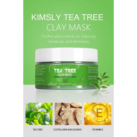 Tea Tree Clay Mask - Deep Cleansing & Oil Control Face Mask (100g)