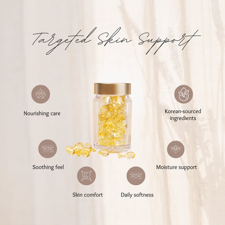 Vitamin E & Rose Serum Capsules - Nourishing Skin Care